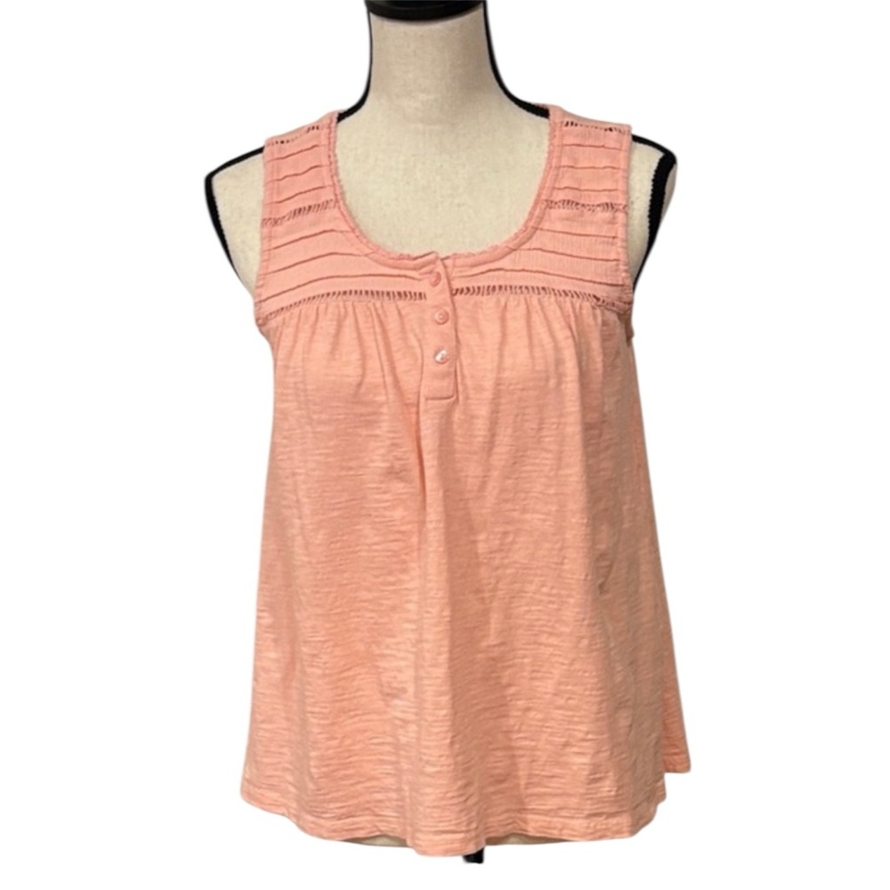 Style & Co. Light Coral Sleeveless Blouse